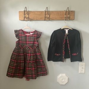 Janie and Jack holiday dress with Matching sweater